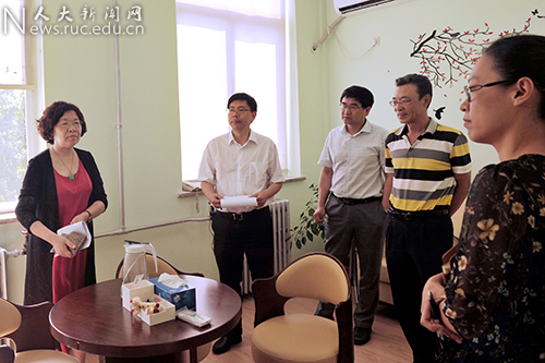 郑水泉副书记到劳动人事学院评估考察本科教学