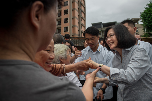蔡英文。（图片来源：台湾“东森新闻云”）