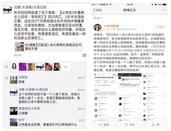 动网友 网络筹款平台用爱传递生命希望|微信|筹