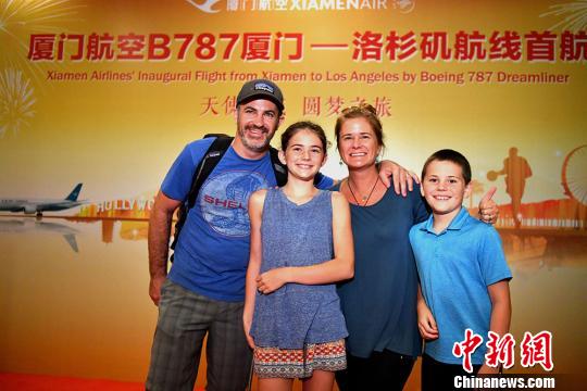 厦门开通首条直飞美国航线|洛杉矶|王东明|福建