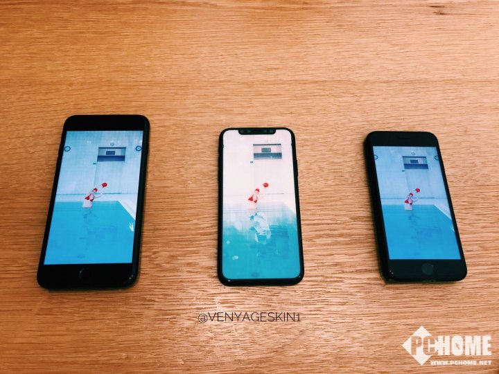 iPhone 8亮屏效果:齐刘海挑战用户习惯|齐刘海