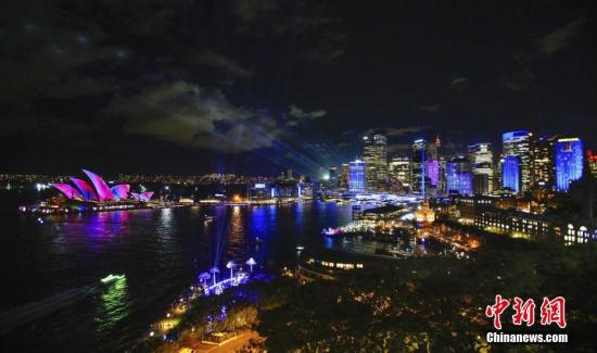 资料图：悉尼夜景。中新社记者 姜长庚 摄