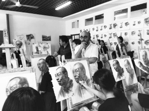 意大利那不勒斯美术学院访问团走进沈阳市第二