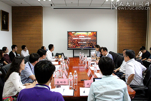 王利明常务副校长一行到新闻学院审核评估本科