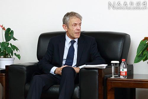 英国伦敦玛丽女王大学校长代表团来访中国人民