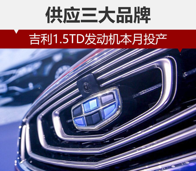 吉利1.5TD发动机本月投产 供应三大品牌