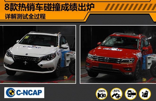 8款热销车碰撞成绩出炉 详解测试全过程