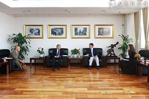 英国伦敦玛丽女王大学校长代表团来访中国人民