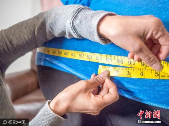 资料图：测量臀围。图片来源：视觉中国