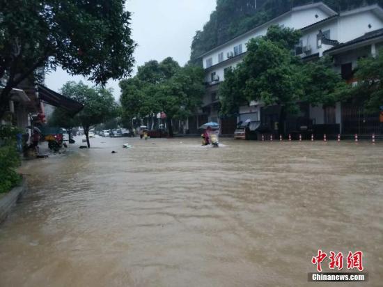  资料图：洪水灾情。赵琳露 摄