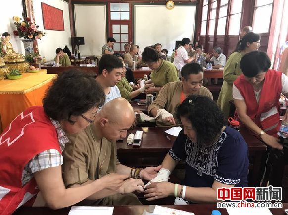 北京西城红会为广济寺34名宗教人士培训应急