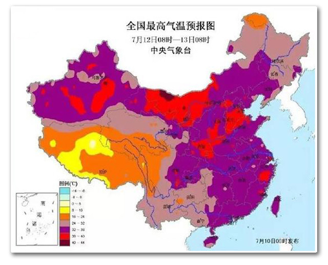 解决空调滴水小妙招 7月12日全国最高气温预报图