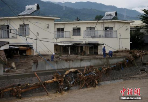日本九州暴雨灾情或进一步扩大 数十人下落不明