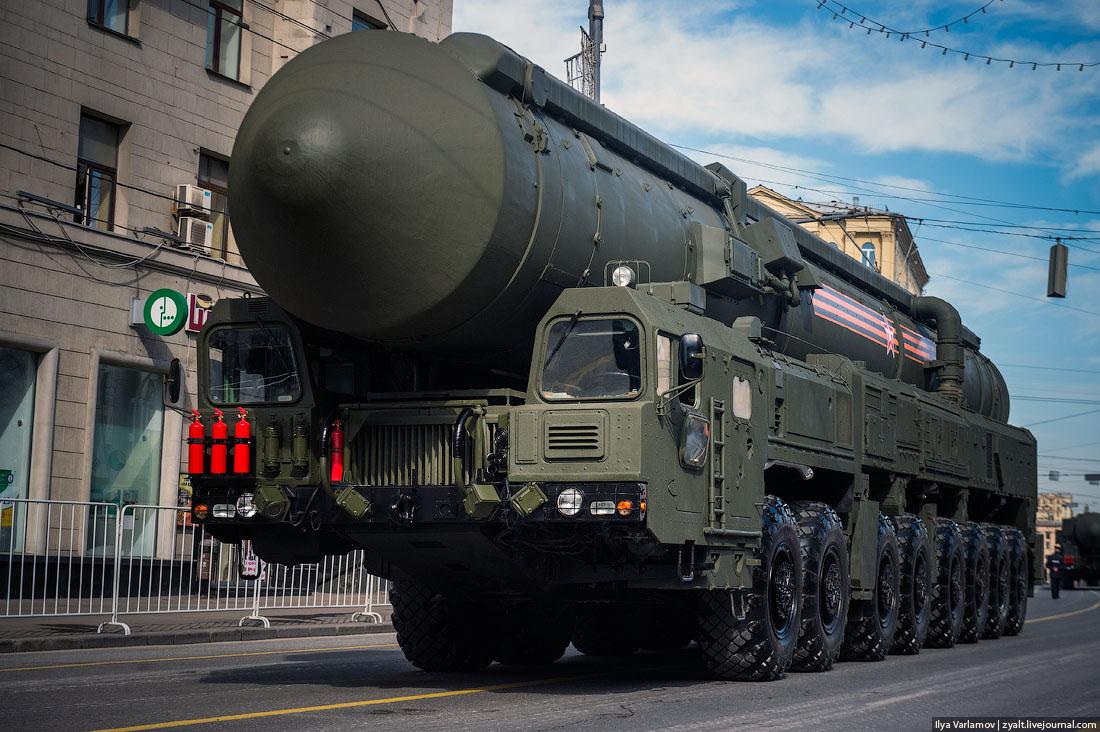 资料图：俄军洲际导弹
