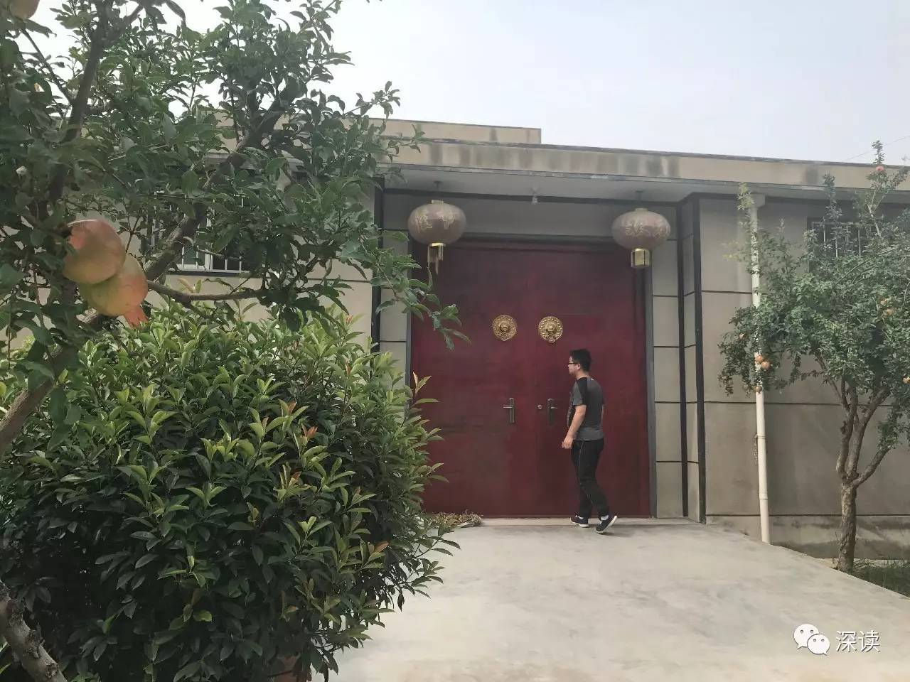  徐玉玉家大门紧锁