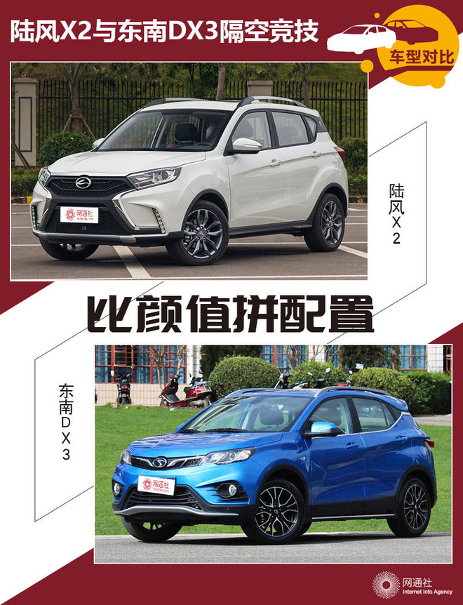 比颜值拼配置 陆风X2与东南DX3隔空竞技