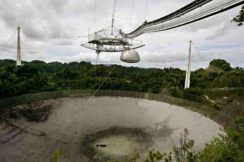 资料图：阿雷西博天文台（Arecibo Observatory）。图片来源：美联社