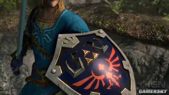 《上古卷轴5:天际》NS版试玩视频 化身林克畅