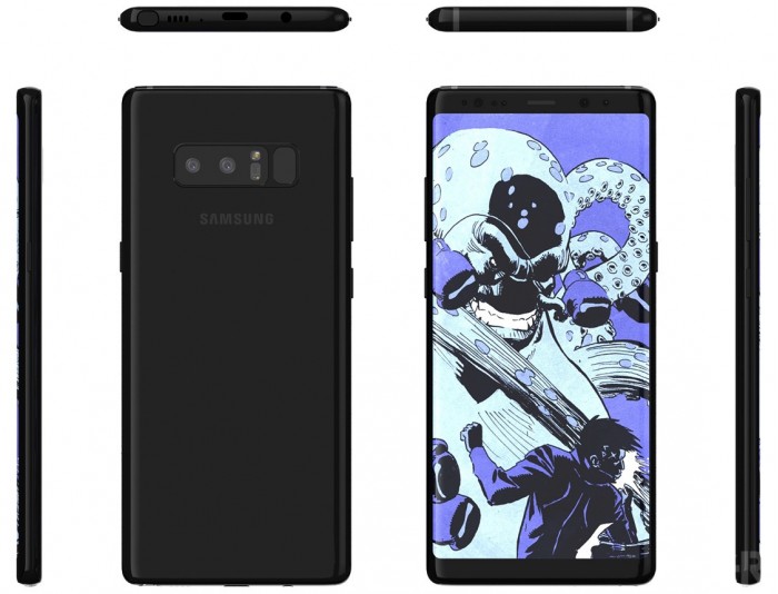 三星 Note8 疑似樣張曝光：功能很超前