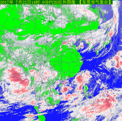 台风洛克来啦!东莞挂起台风蓝色预警信号,明