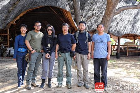 第三批反盗猎志愿者,左起依次为梁佳俊,张广瑞,王伊琳,王珂,袁洵杰