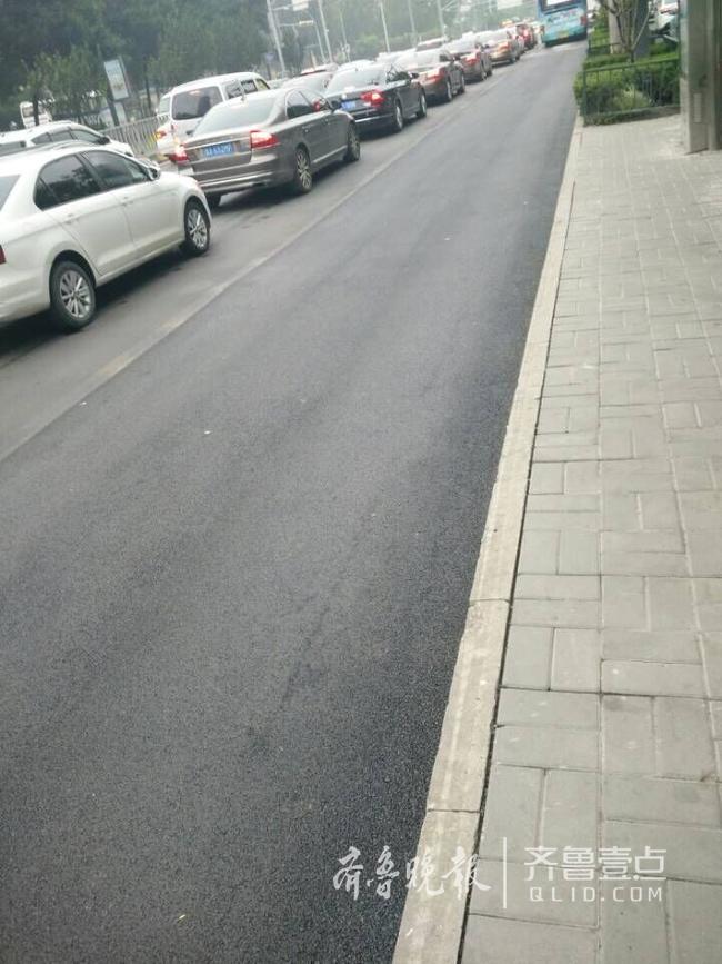 济南部分道路公交车站,车辙病得不轻!|车辙|车