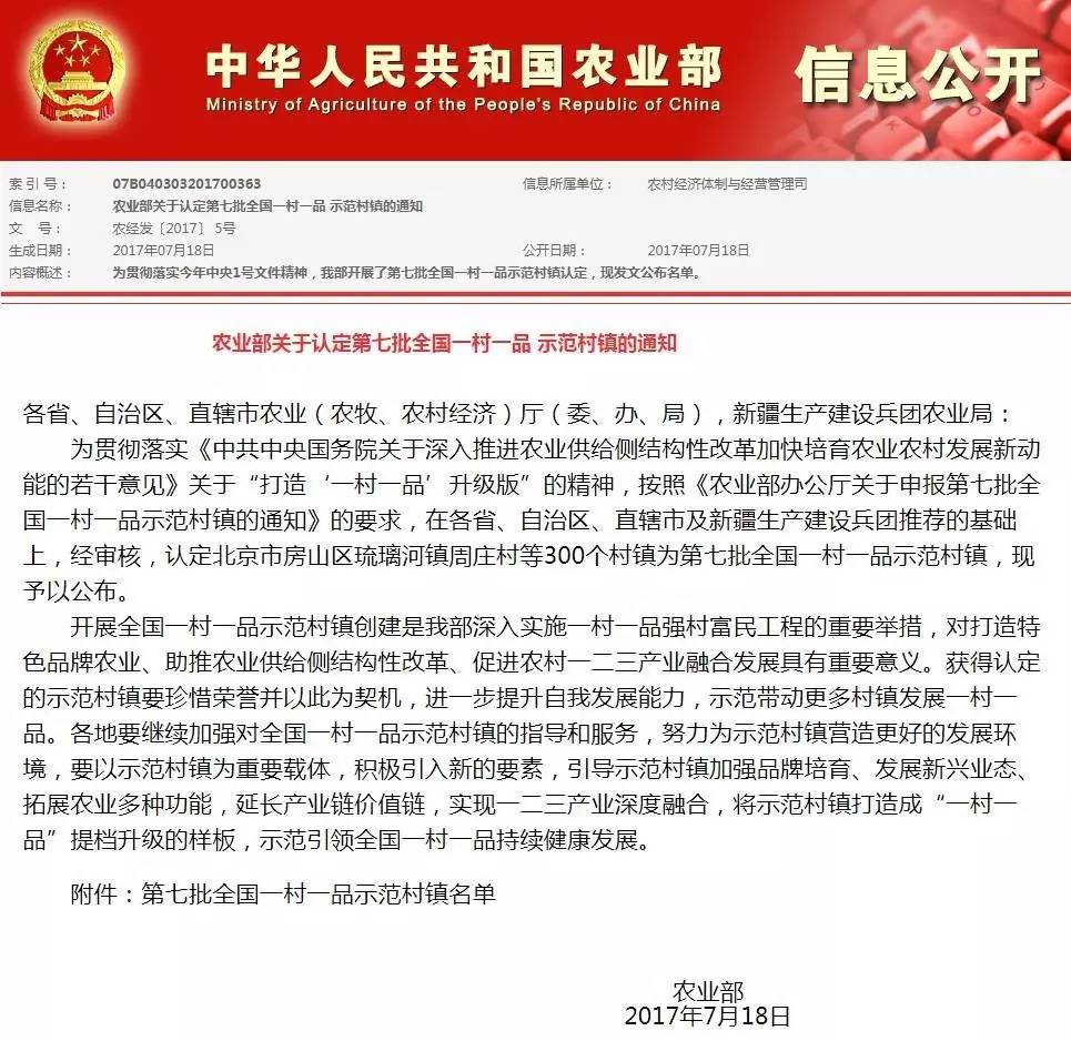 长沙这6个村镇的特产火了!国家点名表扬!有你