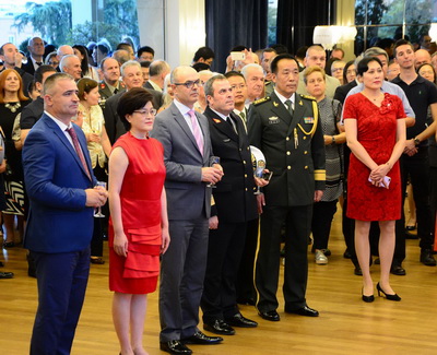 驻阿尔巴尼亚使馆举行庆祝建军90周年招待会