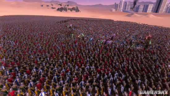 《史诗战争模拟器》 300绝地武士大战6万中世