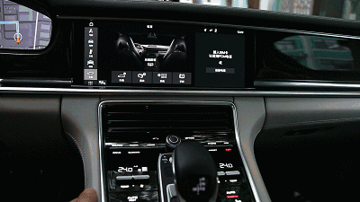 学刘涛坐进Panamera后排中间,才发现这姿势不对……