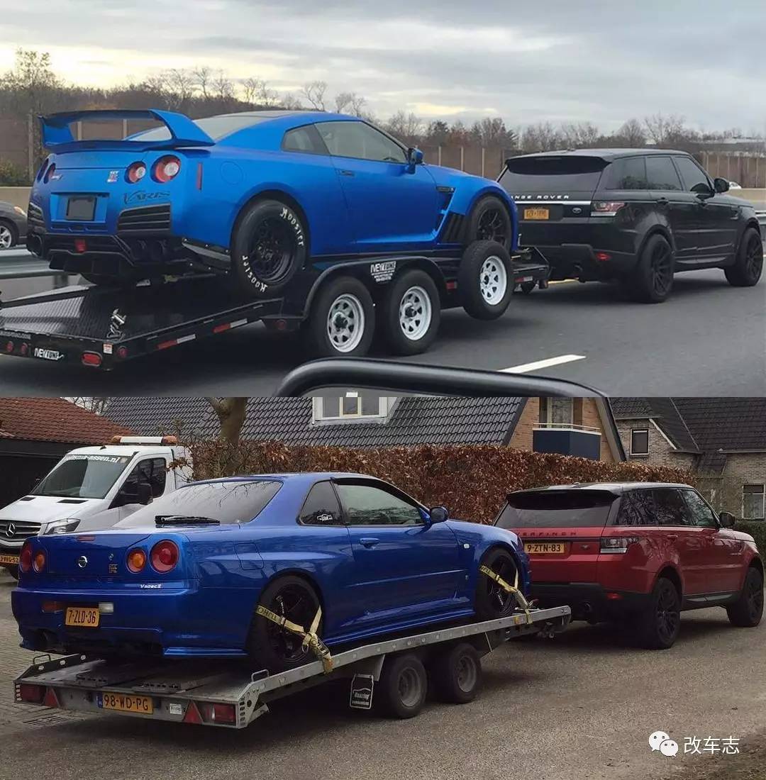 假如 : 这两辆路虎揽胜和日产GT-R都是你的！