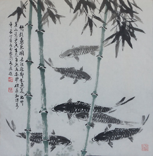 细雨鱼儿出 微风燕子斜--画鱼随笔|鱼|鱼儿|燕子