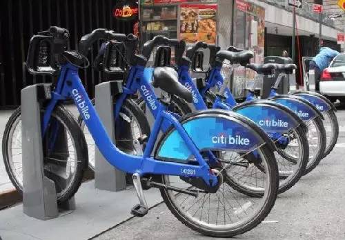 ▲纽约街头的Citi Bike