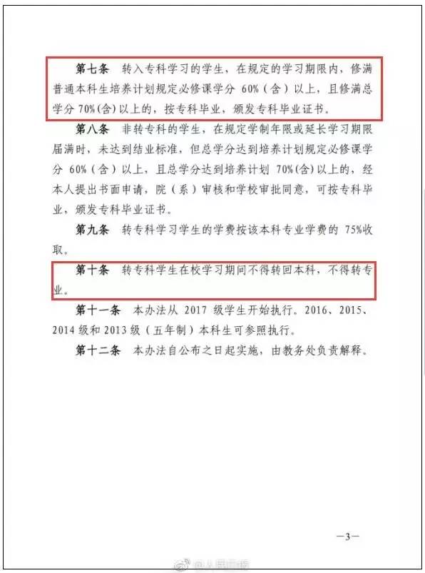 说上大学就轻松了?高校新规:本科不努力毕业成