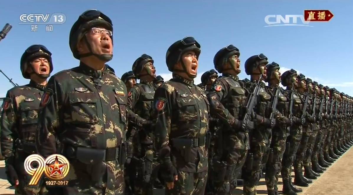 珍藏!热血沸腾!建军90周年大阅兵,朱日和三军亮