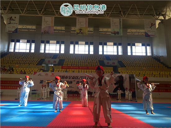 呈贡区第一届青少年跆拳道公开赛启幕|群体|呈