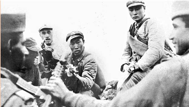 1962年戰(zhàn)爭中的中印士兵。