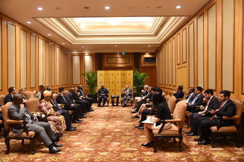 部国际司司长李军华集体会见来华出席安理会事