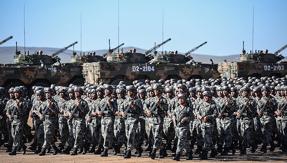 外媒谈中国1.2万人大阅兵:彰显维护和平