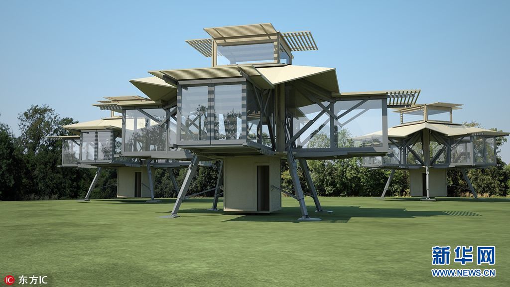 英国工程师发明可折叠房屋 10分钟内展开仅售