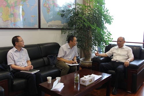 安徽省副省长李建中听取省地震局防震减灾工作