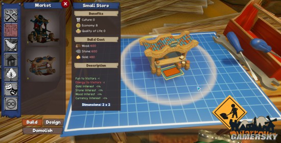 《Dwarrows》上线Steam 卡通画风的建造类游