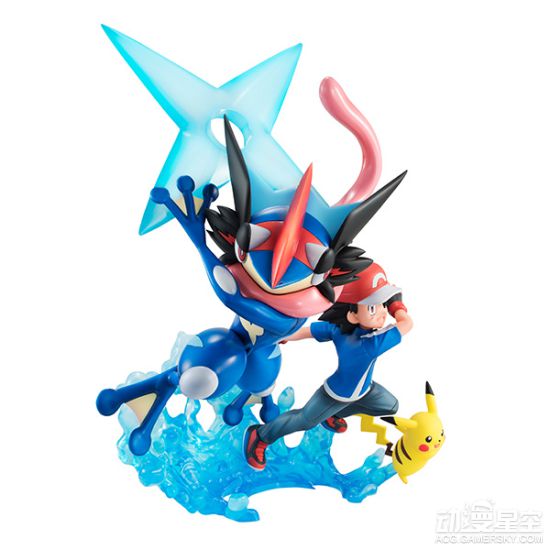 《精灵宝可梦XY》甲贺忍蛙场景摆件欣赏 造型