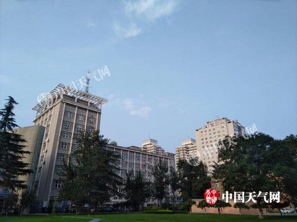 8月5日，北京天空云量增多。