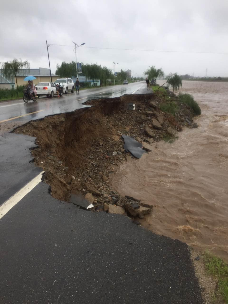 辽宁岫岩强降雨致35.8万人受灾 1死1失踪|岫岩