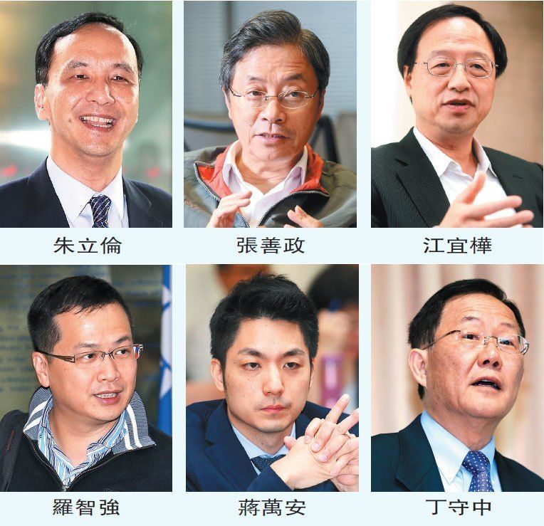  国民党台北选战暗涛汹涌，6大热门人选背后大佬势力较劲。（图片来源：台湾《联合报》）
