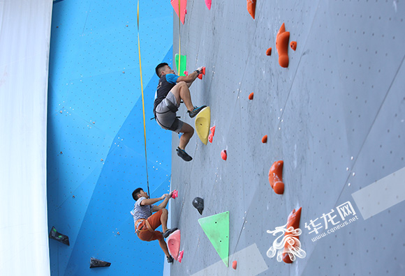十三运会攀岩项目决赛在渝上演 “岩壁芭蕾”邀你去围观|全运会|钟齐鑫|刘嵩_新浪新闻