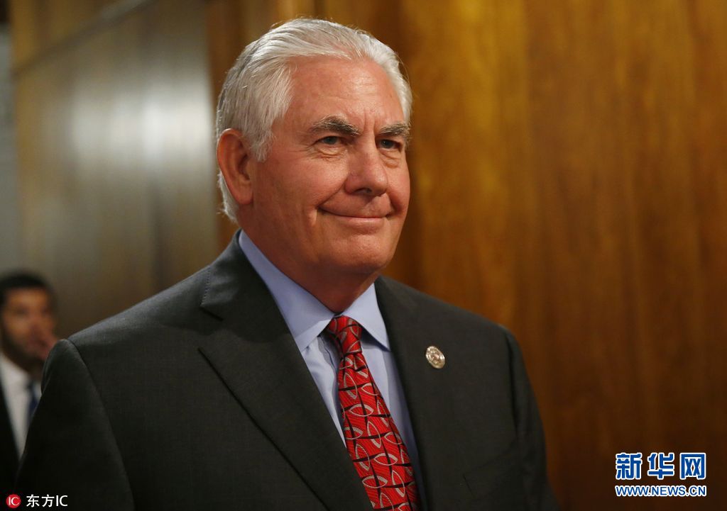 菲律宾总统杜特尔特会见美国国务卿蒂勒森