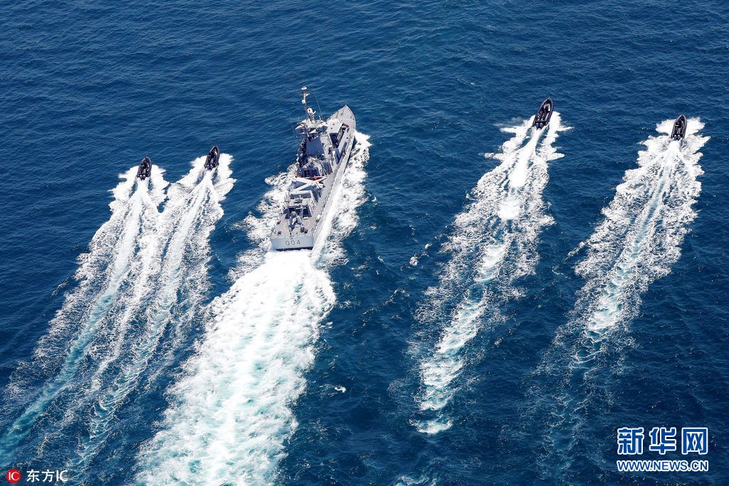 卡塔尔与土耳其举行海上联合军演(组图)|卡塔尔