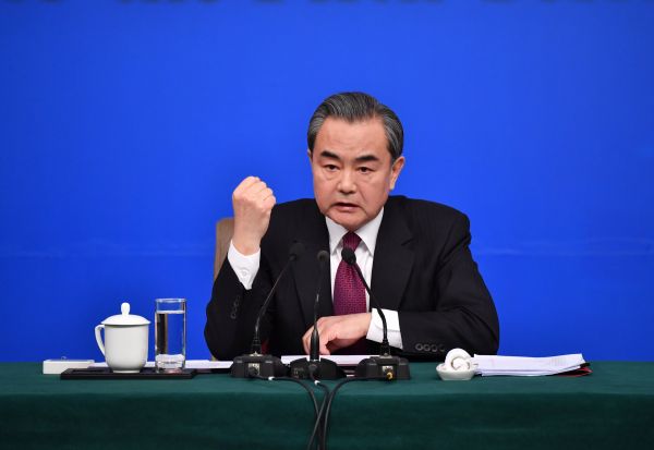 资料图片：中国外交部部长王毅 新华社记者李鑫摄